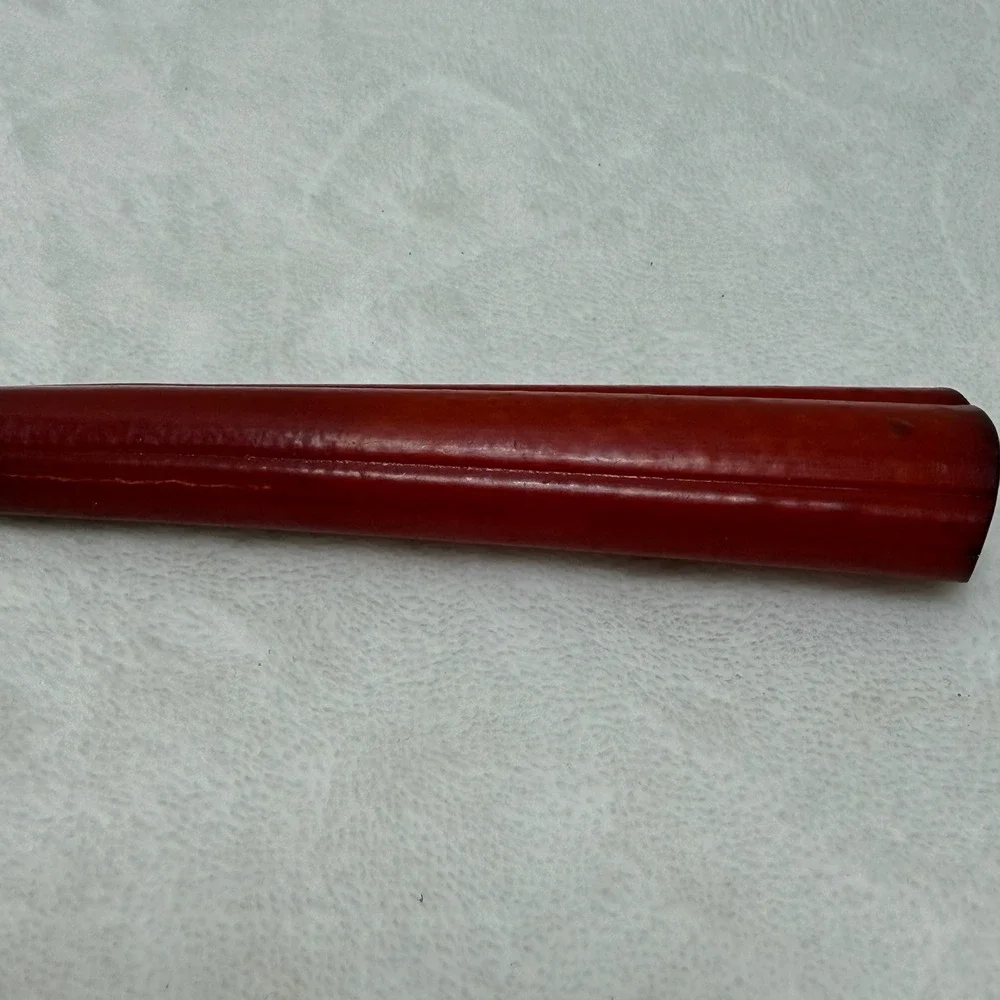 VTG Red Bakelite‎ Handle Serrated Apple Corer Peeler Farmhouse Grannycore